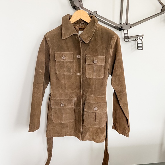 Brown Suede Jacket NWOT